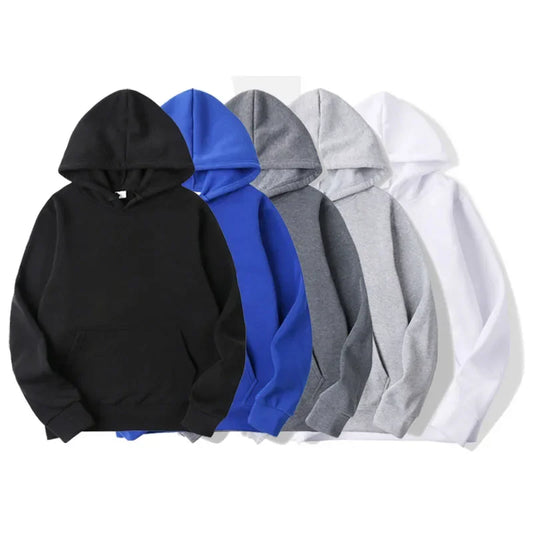 Fashion Brand Men's Hoodies New Spring Autumn Casual Sweatshirts Men/Women Tops Candy Solid Color Sweatshirt