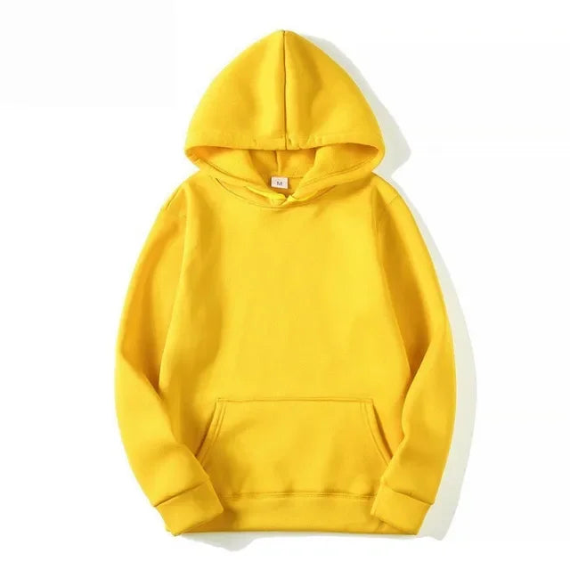 Fashion Brand Men's Hoodies New Spring Autumn Casual Sweatshirts Men/Women Tops Candy Solid Color Sweatshirt