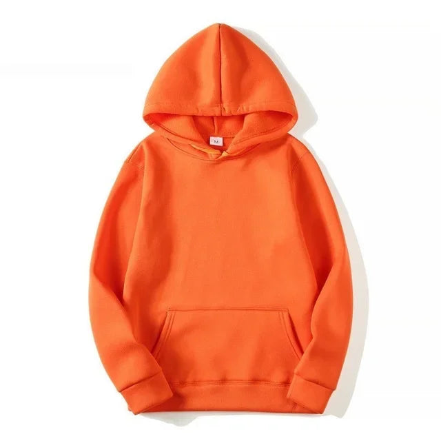 Fashion Brand Men's Hoodies New Spring Autumn Casual Sweatshirts Men/Women Tops Candy Solid Color Sweatshirt